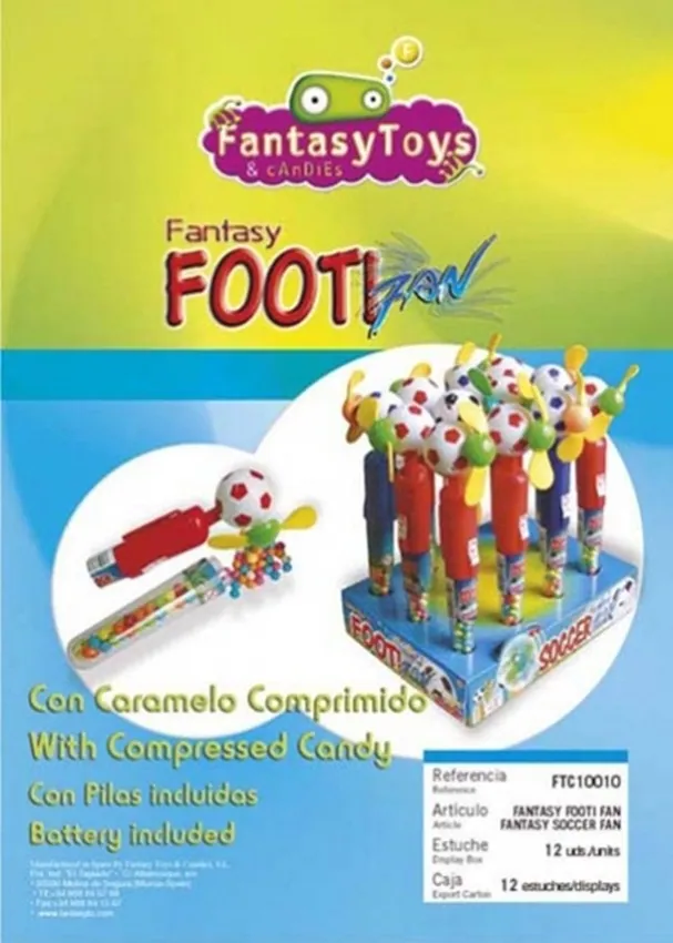 Ficha del producto Fantasy Footi Fan, referencia FTC 10010