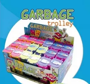 Garbage Trolley, contenedor de basura de Fantasy Toys & Candies