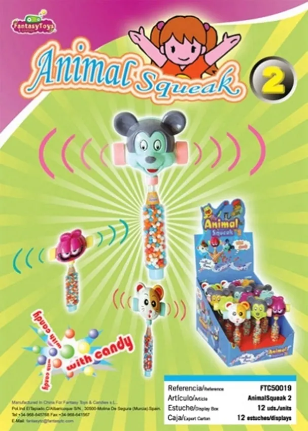 Ficha del producto Animal Squeak 2, referencia FTC 50019
