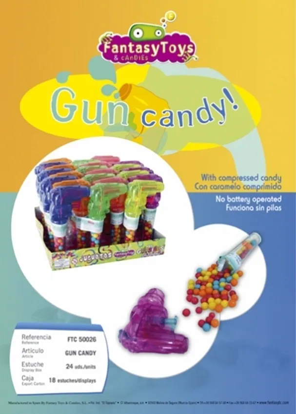 Ficha del producto Gun Candy, referencia FTC 50026
