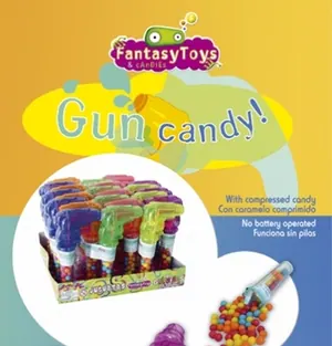 Gun Candy, pistola de juguete de Fantasy Toys & Candies