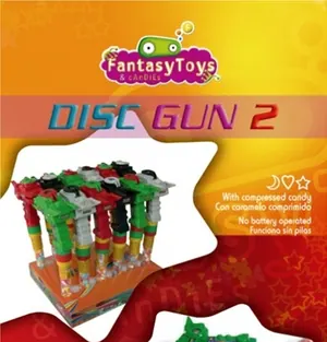 Disc Gun 2, lanzador de Fantasy Toys & Candies