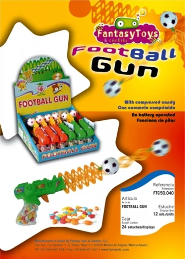 Ficha del producto Football Gun, referencia FTC 50040