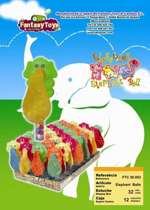 Ficha del producto Elephant Balls, referencia FTC 50053