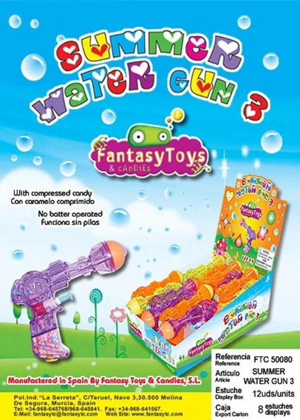 Ficha del producto Summer Water Gun 3, referencia FTC 50080