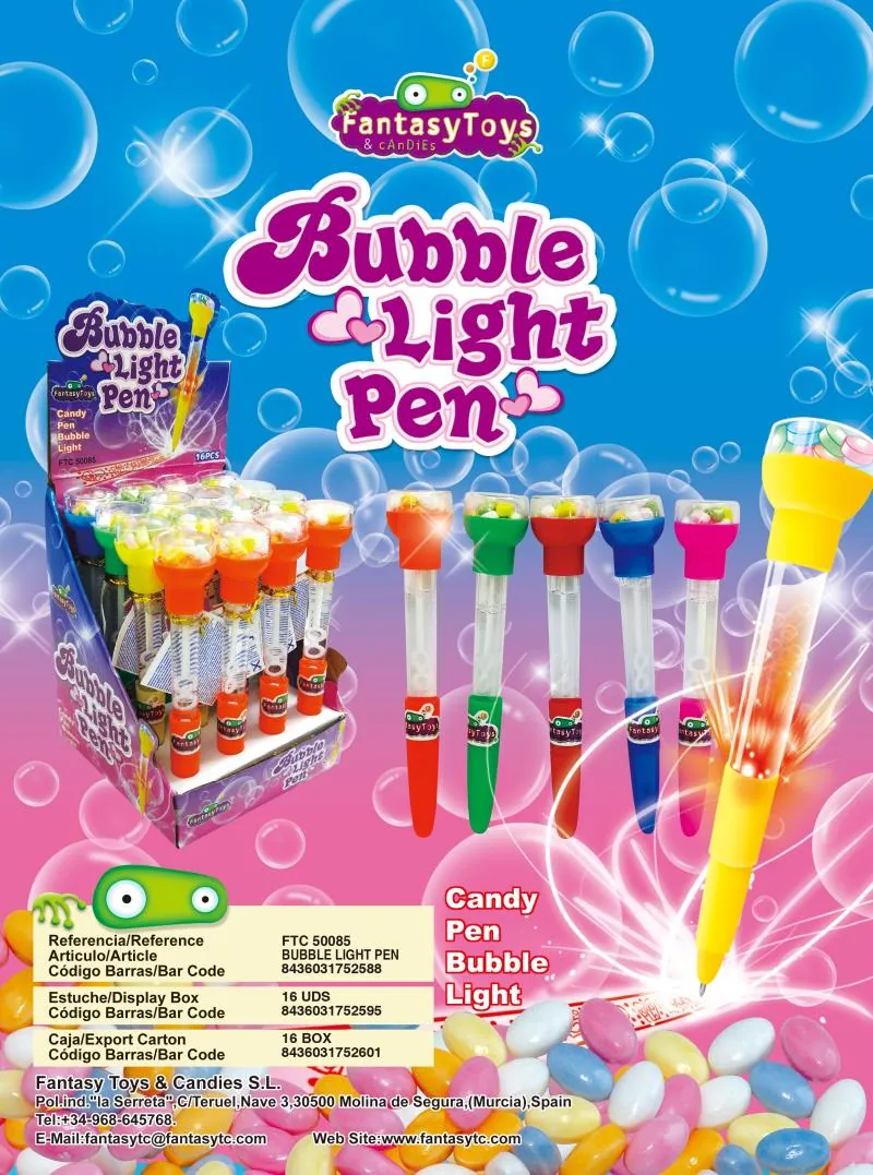 Ficha del producto Bubble Light Pen, referencia FTC 50085
