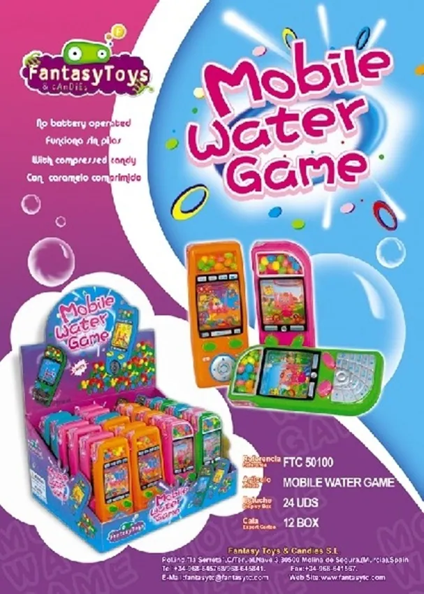 Ficha del producto Mobile Water Game, referencia FTC 50100