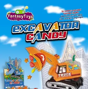 Excavator Candy, vehículo de obra de Fantasy Toys & Candies