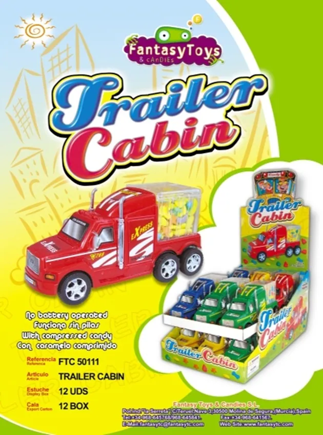 Ficha del producto Trailer Cabin, referencia FTC 50111