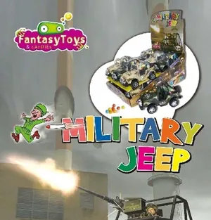 Military Jeep, vehículo militar de Fantasy Toys & Candies