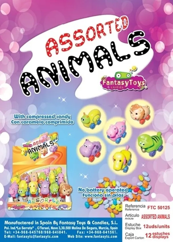 Ficha del producto Assorted Animals, referencia FTC 50125