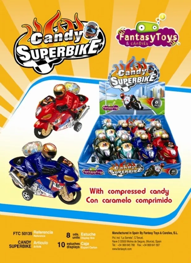 Ficha del producto Candy Superbike, referencia FTC 50135