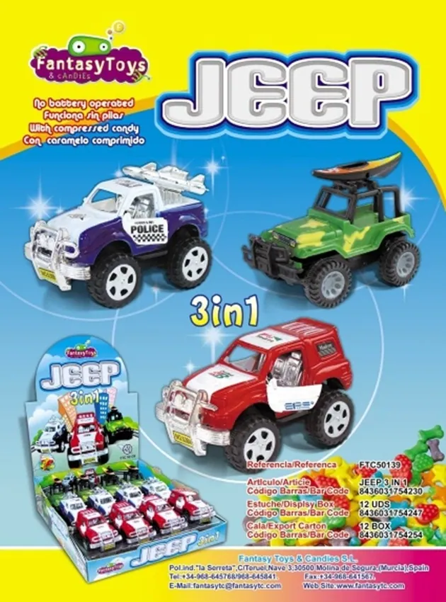 Ficha del producto Jeep 3 In 1, referencia FTC 50139