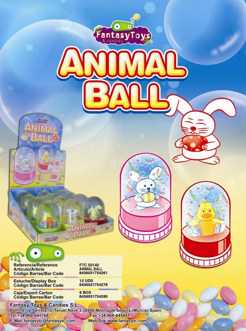 Ficha del producto Animal Ball, referencia FTC 50140