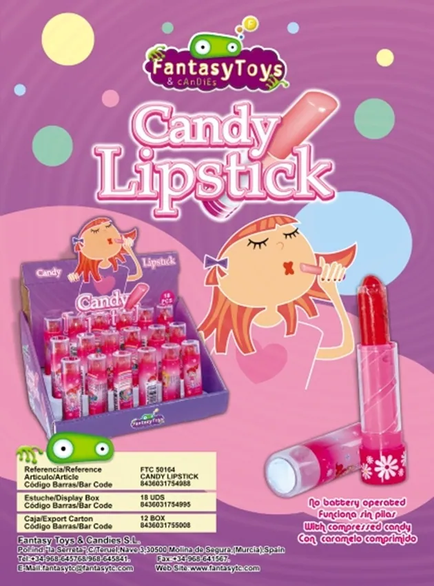 Ficha del producto Candy Lipstick, referencia FTC 50164