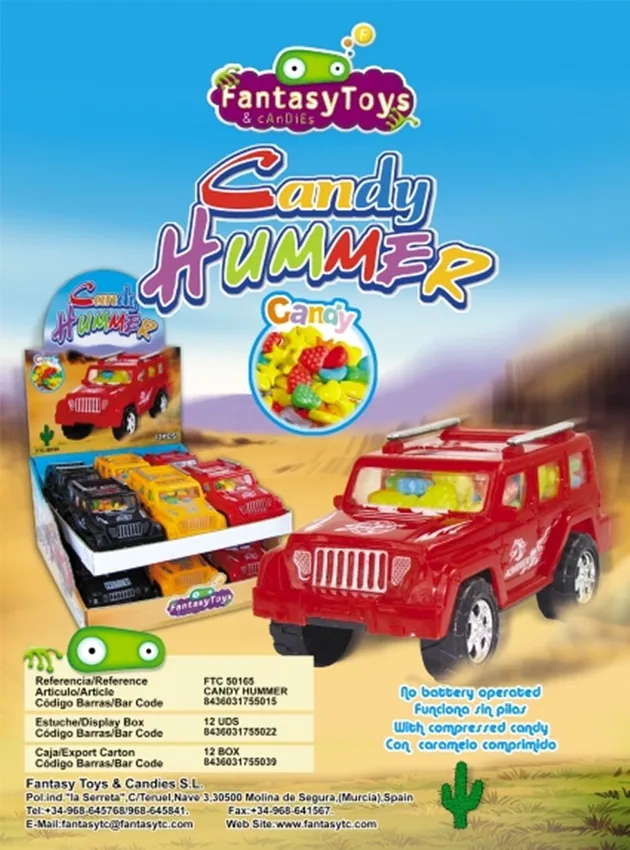 Ficha del producto Candy Hummer, referencia FTC 50165