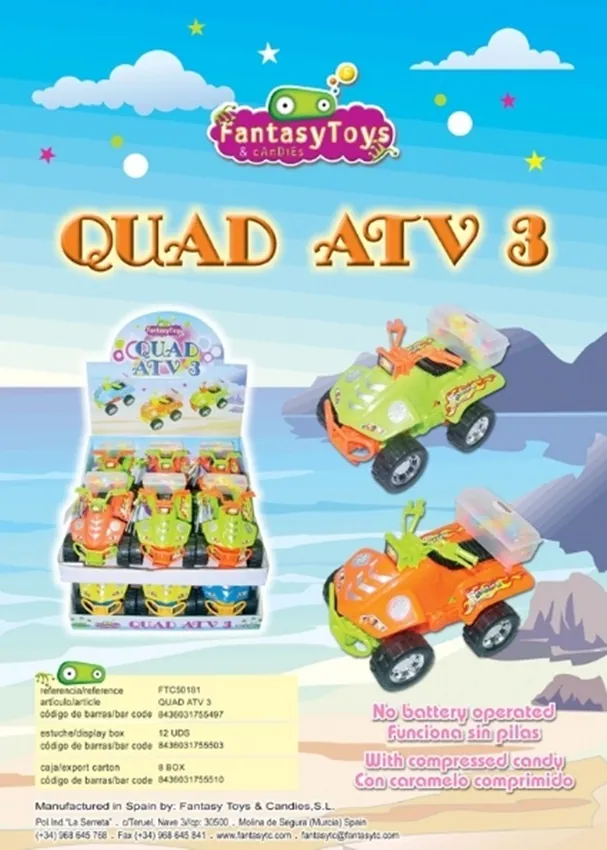 Ficha del producto Quad ATV 3, referencia FTC 50181
