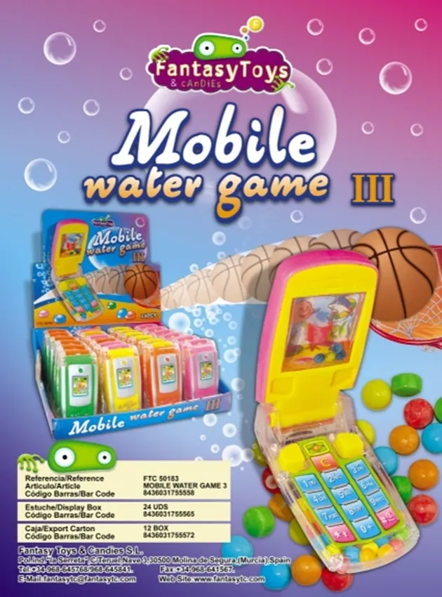 Ficha del producto Mobile Water Game 3, referencia FTC 50183
