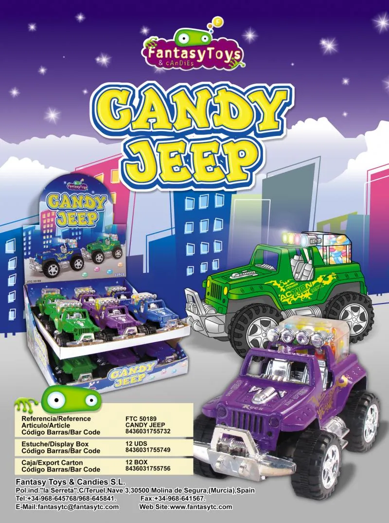 Ficha del producto Candy Jeep, referencia FTC 50189