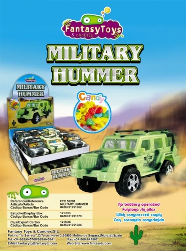 Ficha del producto Military Hummer, referencia FTC 50200