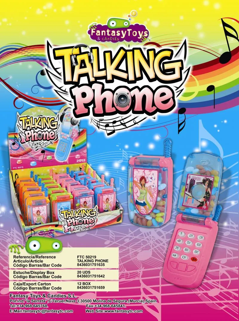 Ficha del producto Talking Phone, referencia FTC 50219