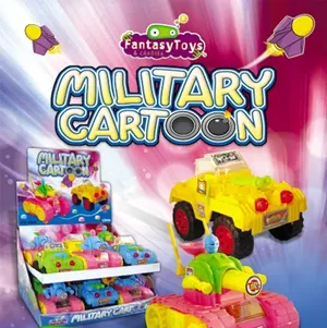 Military Cartoon, vehículo militar de Fantasy Toys & Candies