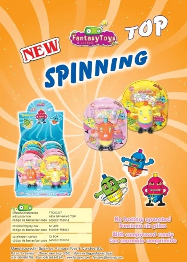 Ficha del producto New Spinning Top, referencia FTC 50257