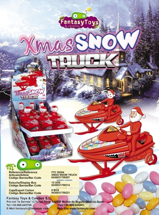 Ficha del producto Xmas Snow Truck, referencia FTC 50304