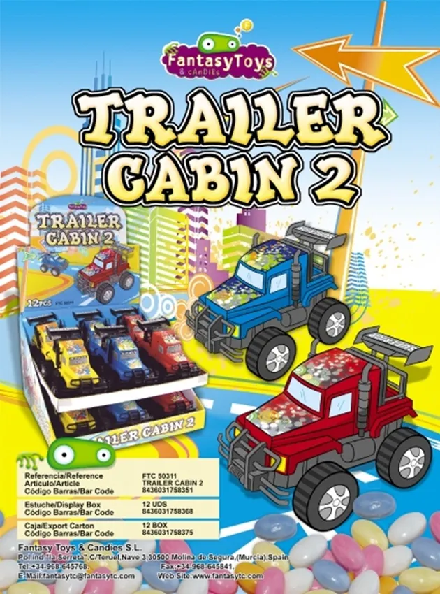 Ficha del producto Trailer Cabin 2, referencia FTC 50311