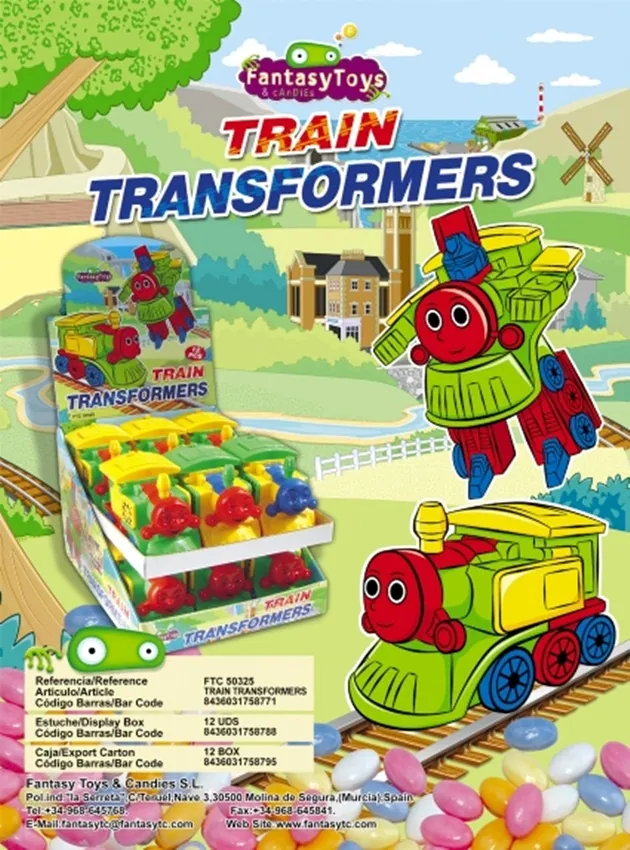 Ficha del producto Train Transformers, referencia FTC 50325