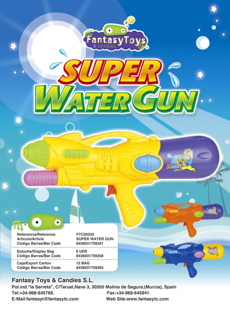Ficha del producto Super Water Gun, referencia FTC 50335