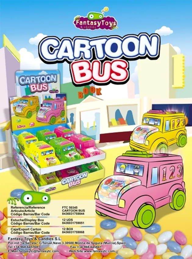 Ficha del producto Cartoon Bus, referencia FTC 50345