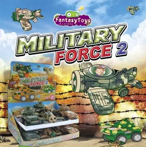 Military Force 2, vehículo militar de Fantasy Toys & Candies