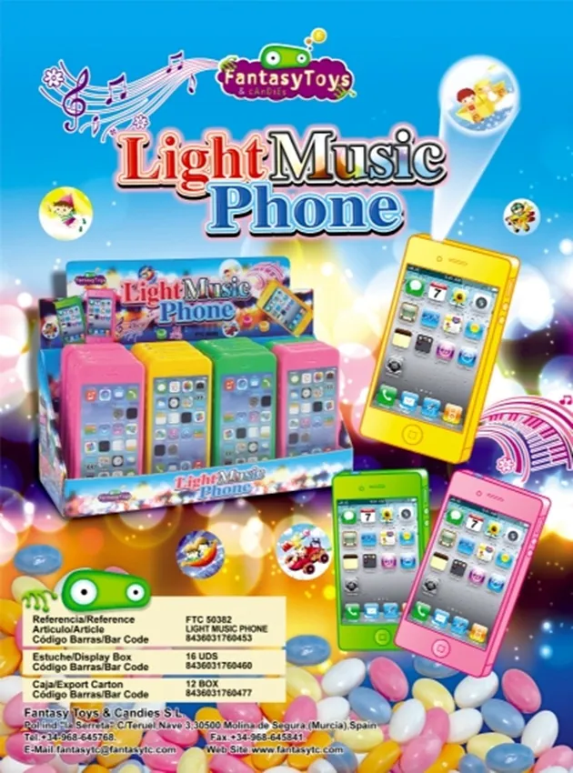 Ficha del producto Light Music Phone, referencia FTC 50382