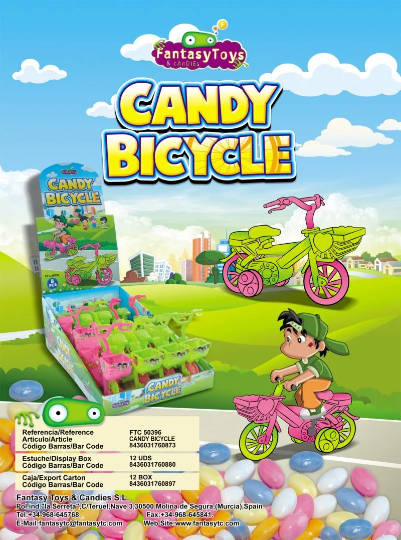 Ficha del producto Candy Bicycle, referencia FTC 50396