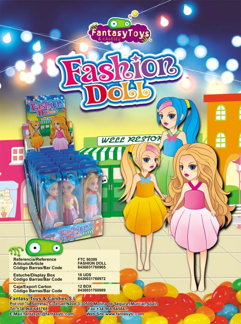 Ficha del producto Fashion Doll, referencia FTC 50399