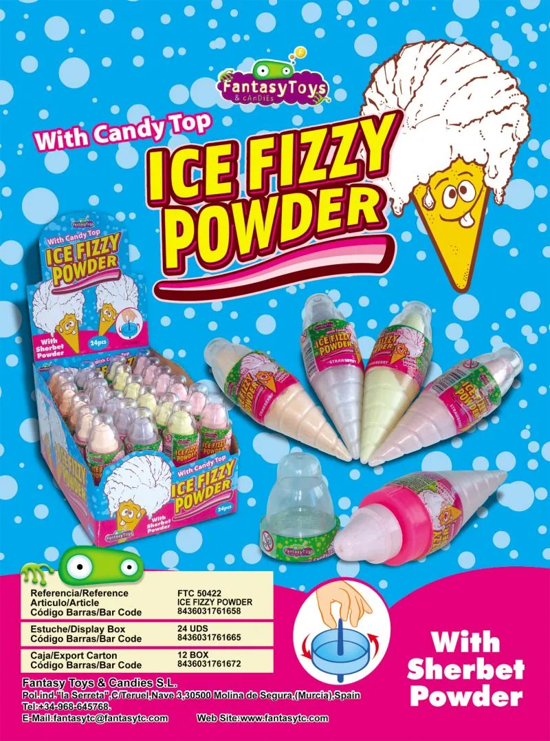 Ficha del producto Ice Fizzy Powder, referencia FTC 50422