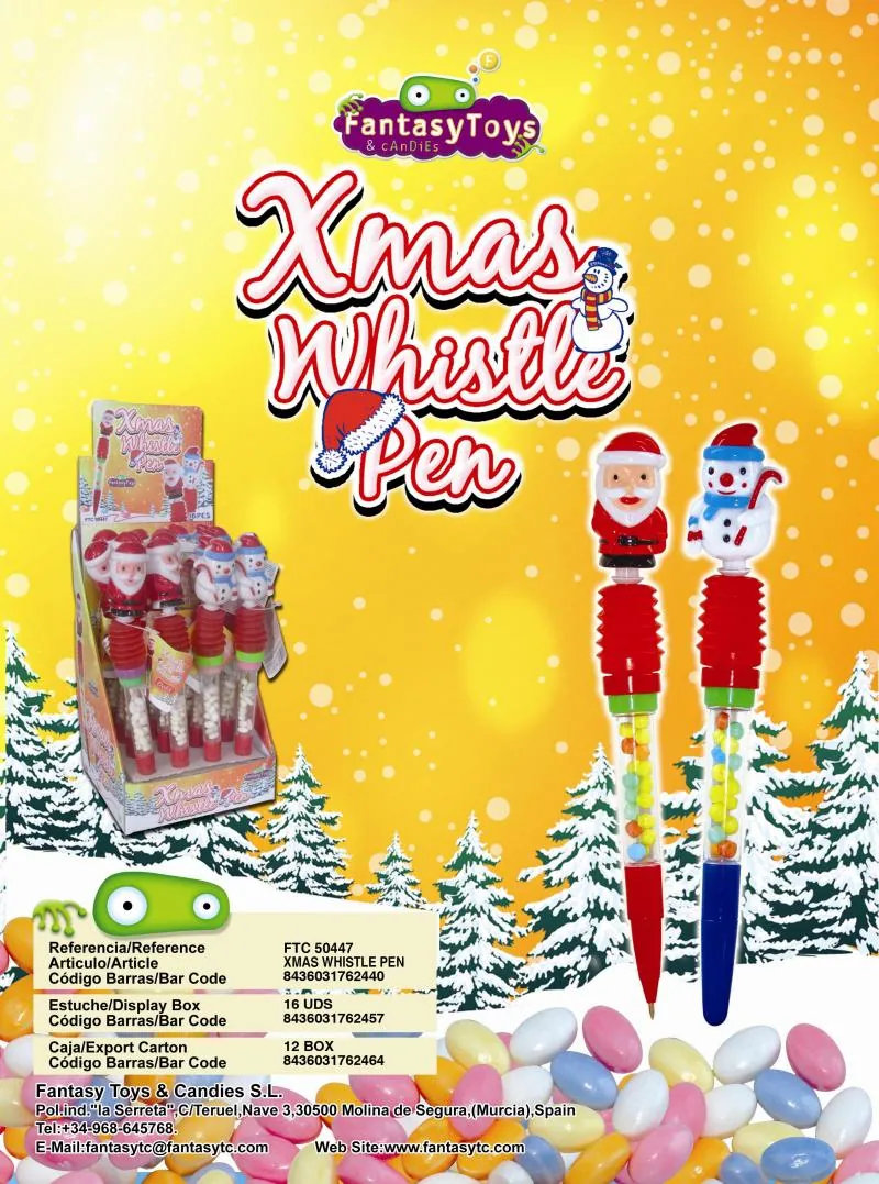 Ficha del producto Xmas Whistle Pen, referencia FTC 50447