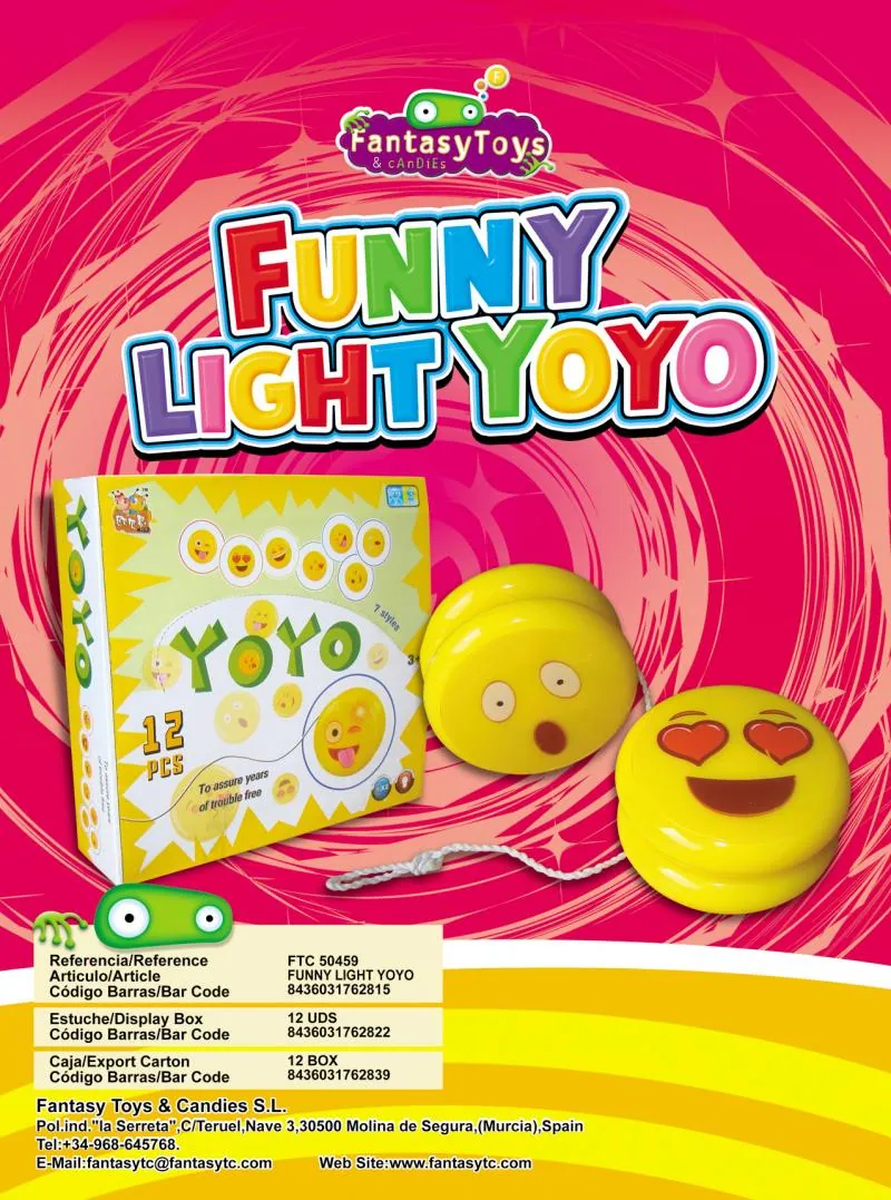 Ficha del producto Funny Light Yoyo, referencia FTC 50459