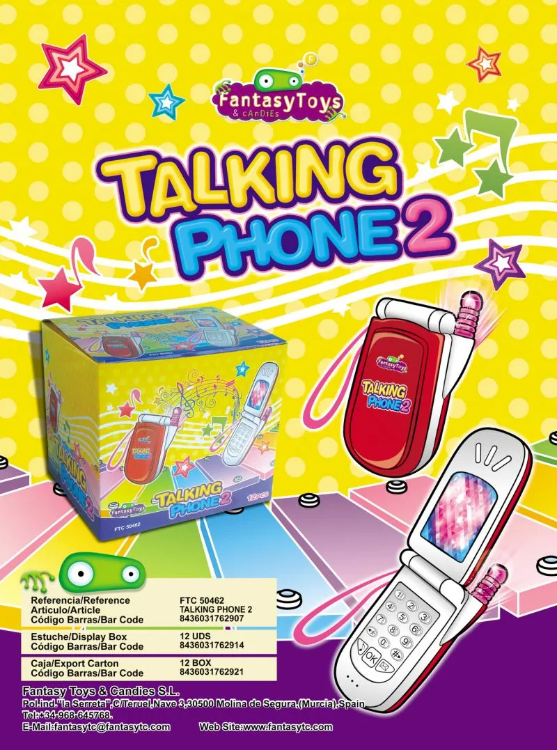 Ficha del producto Talking Phone 2, referencia FTC 50462