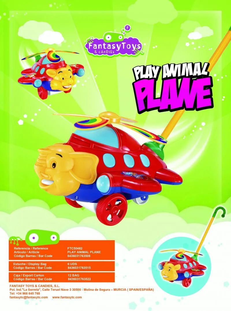 Ficha del producto Play Animal Plane, referencia FTC 50482