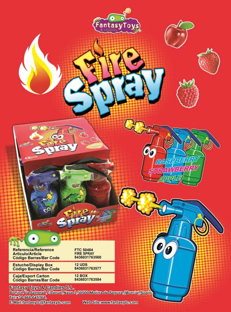 Ficha del producto Fire Spray, referencia FTC 50484