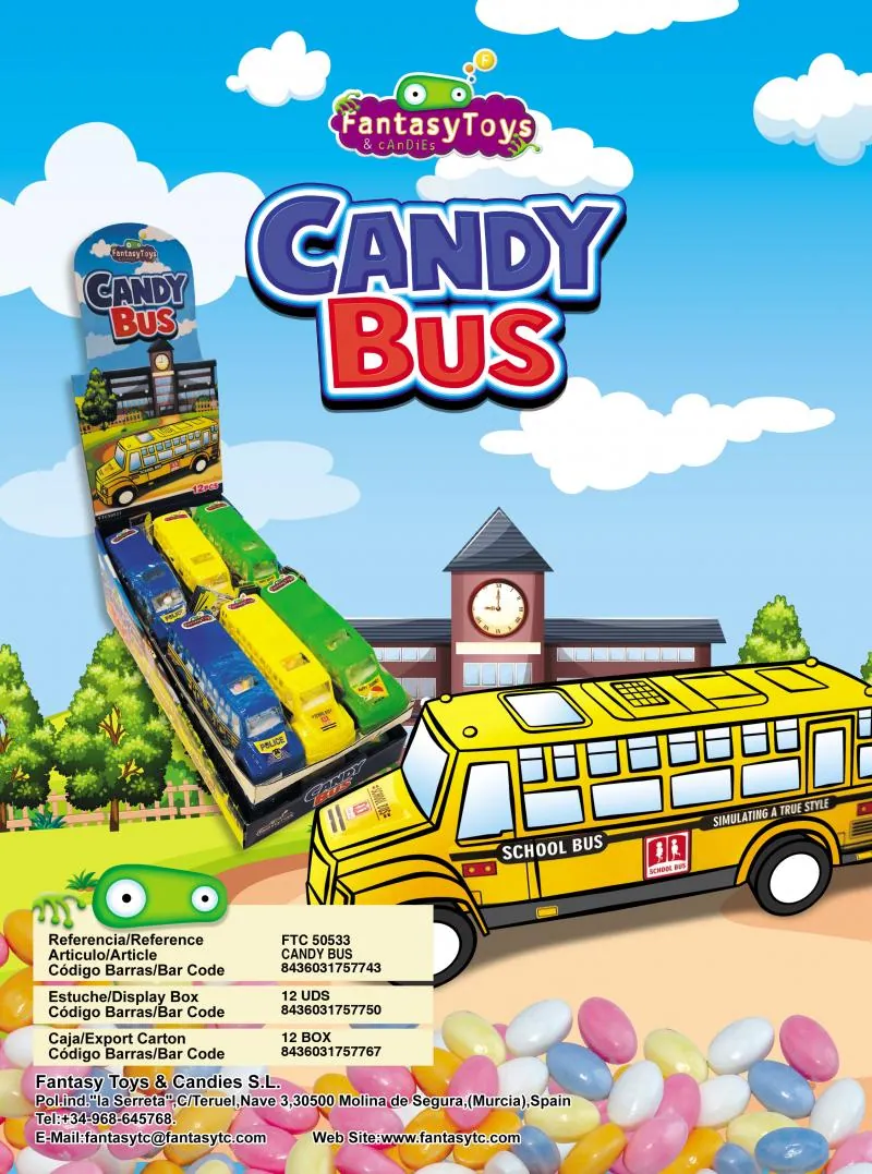 Ficha del producto Candy Bus, referencia FTC 50533