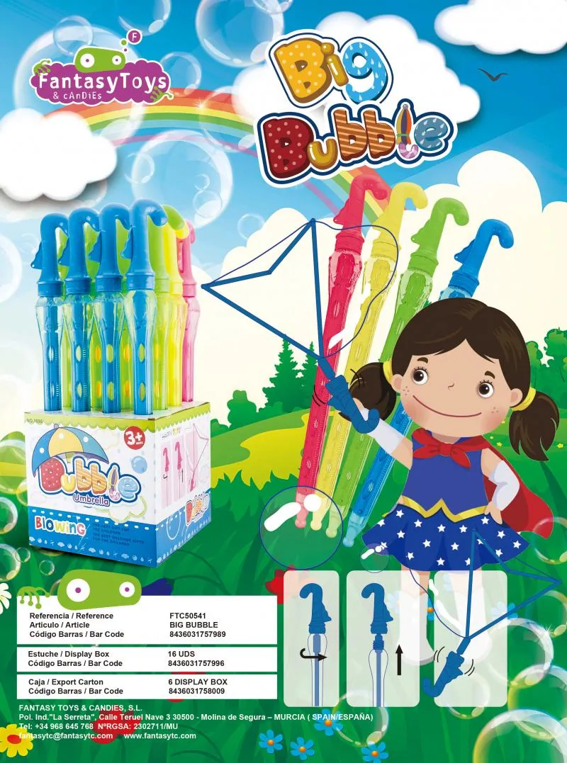 Ficha del producto Big Bubble, referencia FTC 50541