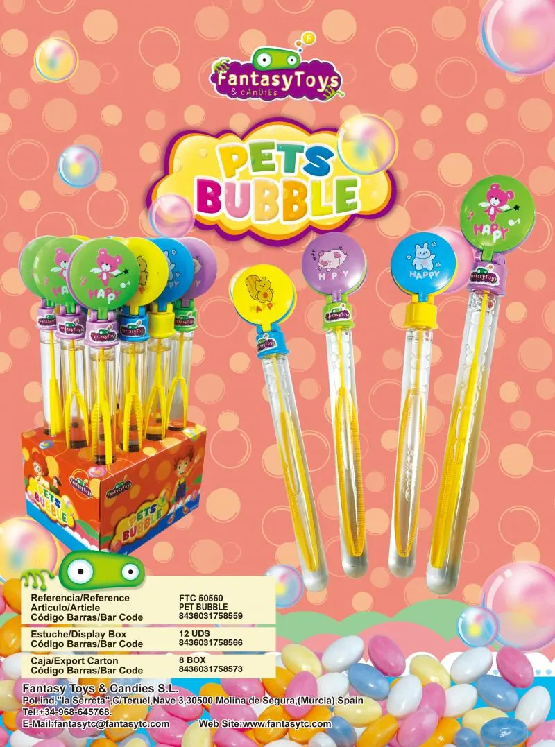 Ficha del producto Pet Bubble, referencia FTC 50560