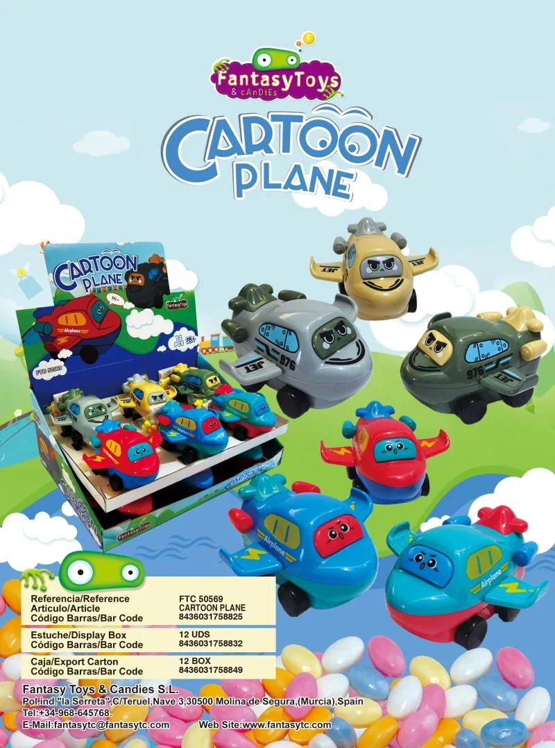 Ficha del producto Cartoon Plane, referencia FTC 50569