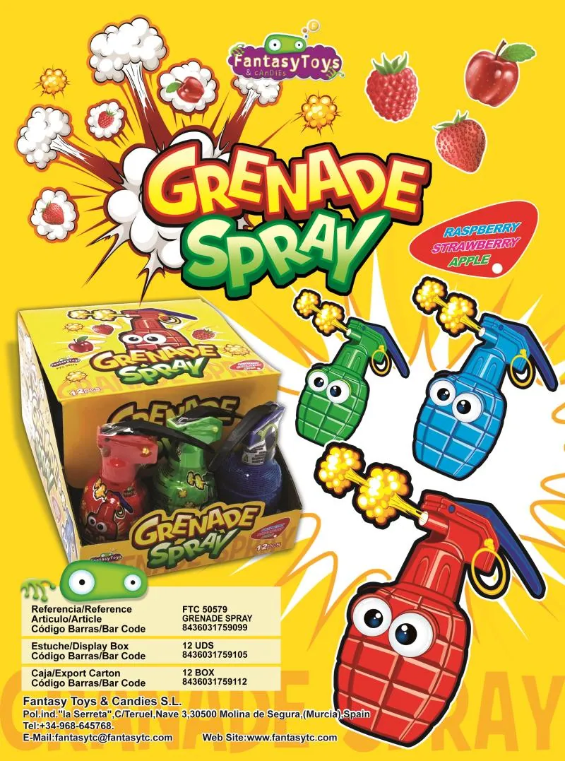 Ficha del producto Grenade Spray, referencia FTC 50579