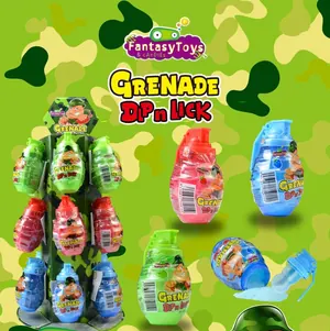Grenade Dip n Lick, caramelo para mojar de Fantasy Toys & Candies