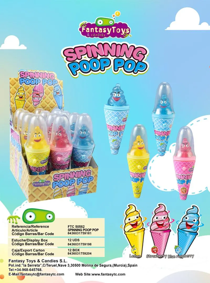 Ficha del producto Spinning Poop Pop, referencia FTC 50582