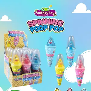 Spinning Poop Pop, piruleta de Fantasy Toys & Candies